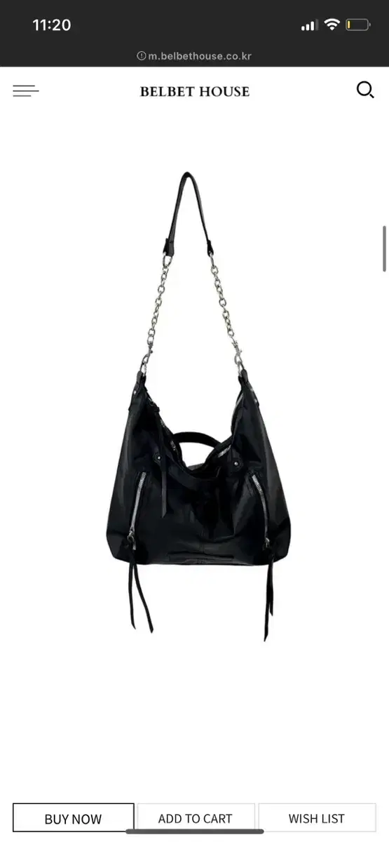 BELBETHOUSE black shoulder bag 숄더백 크로스백